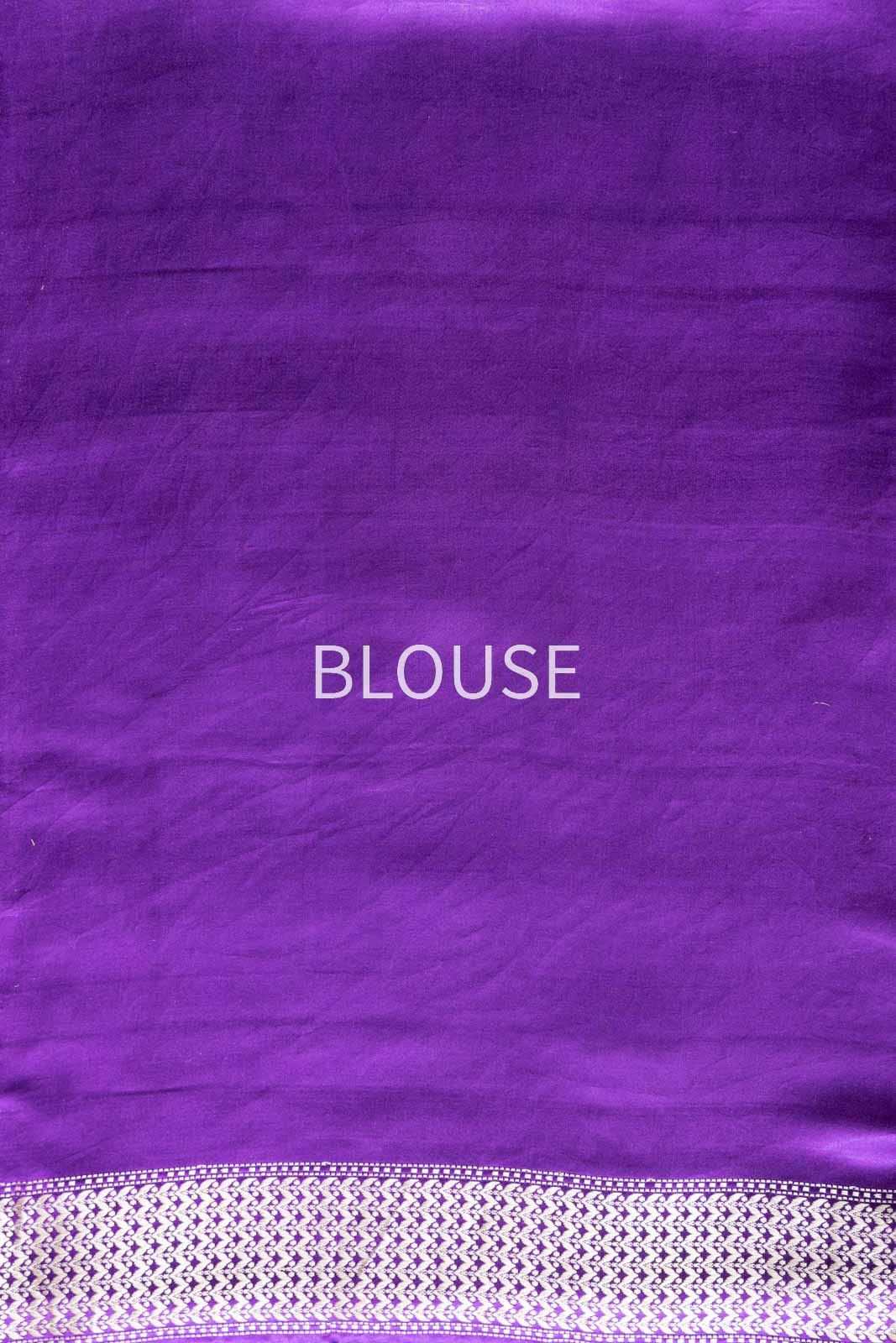 Purple Handwoven Banarasi Kadhua Silk Saree