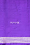 Blue Handwoven Banarasi Silk Saree