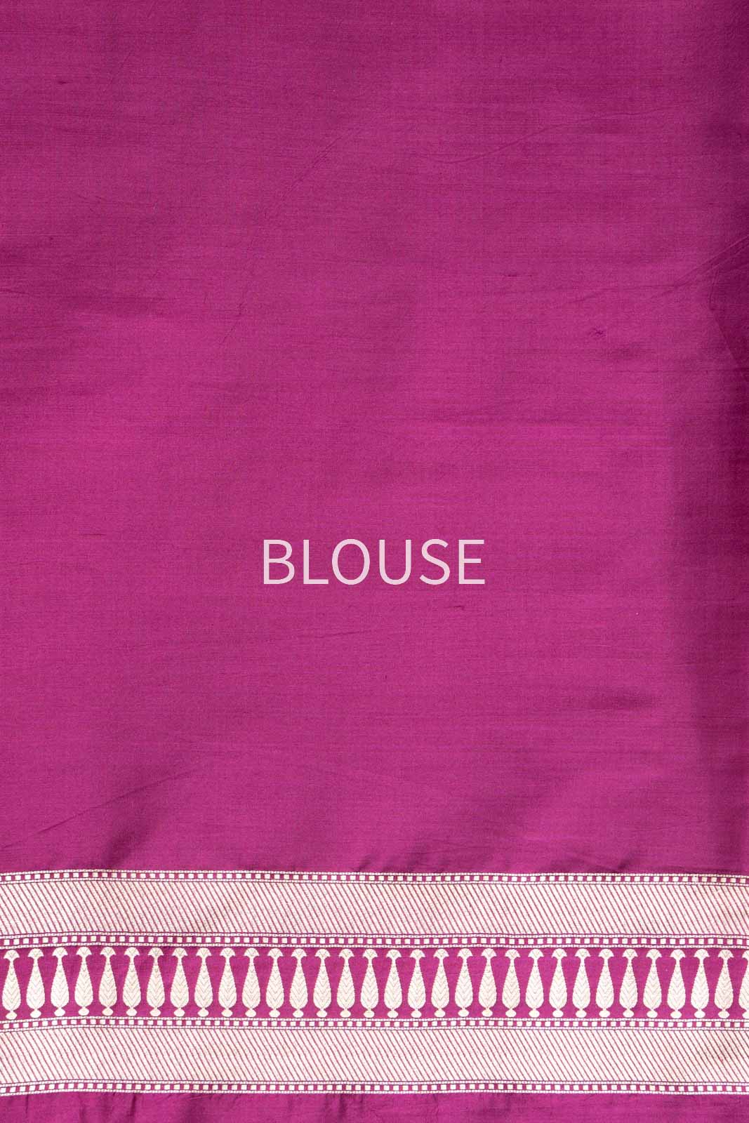 Wine Handwoven Banarasi Silk Saree