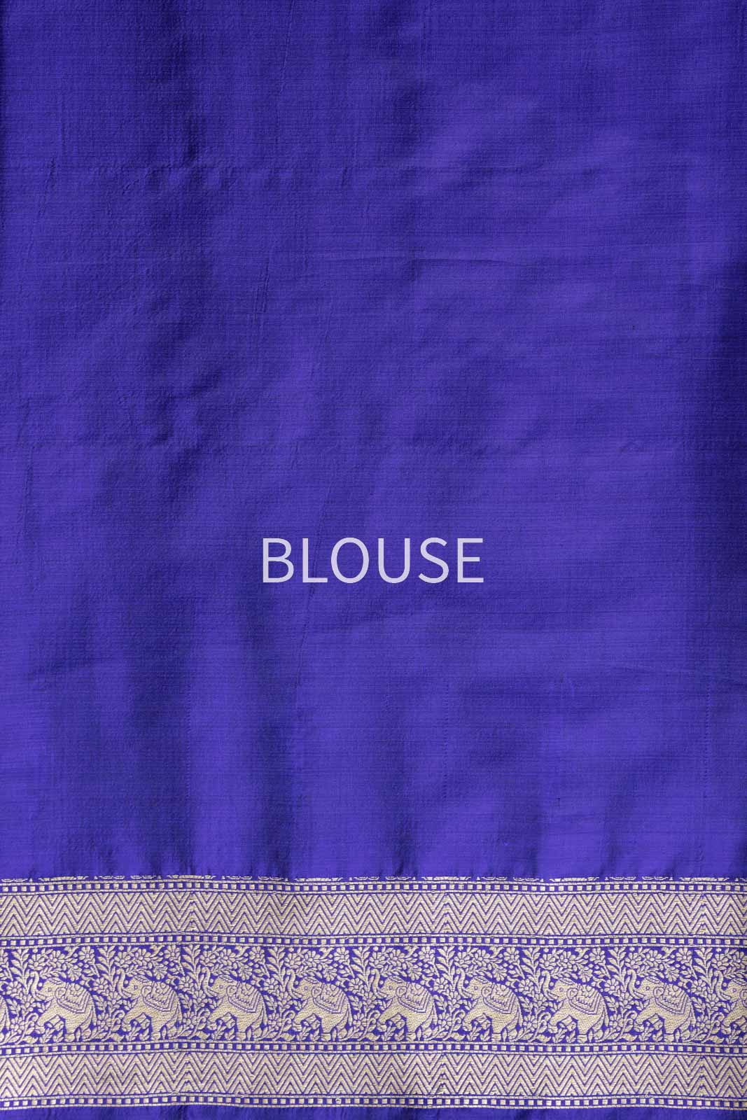 Blue Handwoven Banarasi Silk Saree