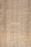 Beige Handwoven Banarasi Silk Tissue Saree