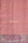 Pink Handwoven Banarasi Silk Saree