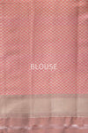 Baby Pink Handwoven Banarasi Silk Saree