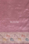 Pastel Rangkat Handwoven Banarasi Kadhua Silk Saree