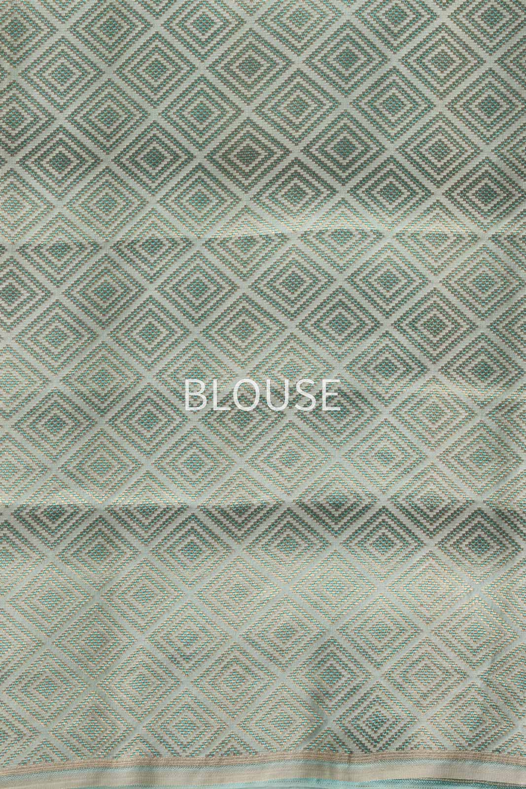 Pista Green Handwoven Banarasi Silk Saree