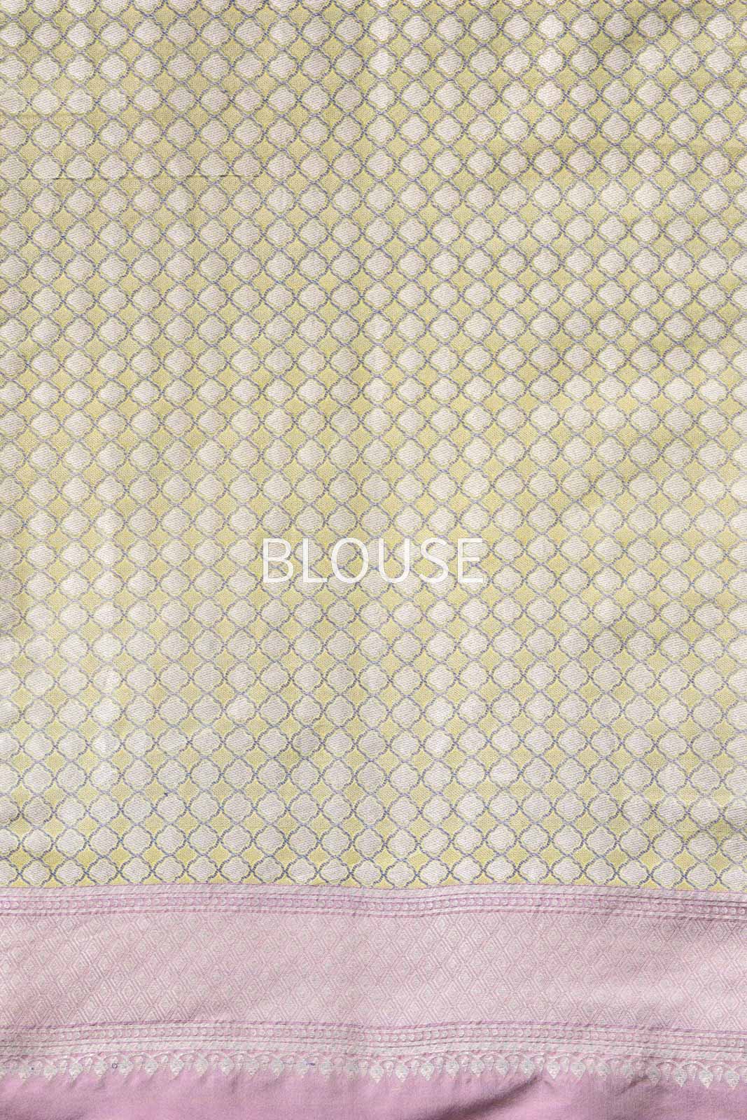 Pink Handwoven Banarasi Silk Saree