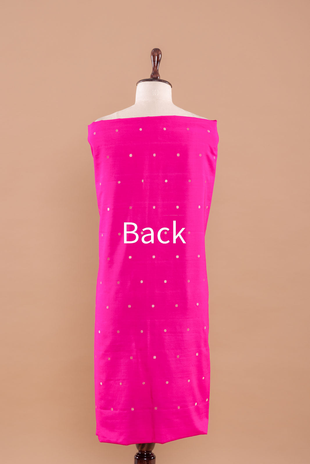 Rani Pink Handwoven Banarasi Silk Suit Piece