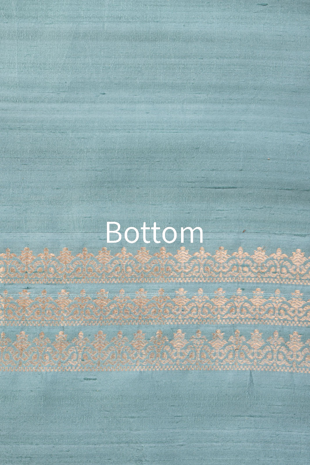 Powder Blue Handwoven Banarasi Raw Silk Suit Piece