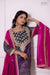 Black Leheriya Tussar Silk Kurta Set