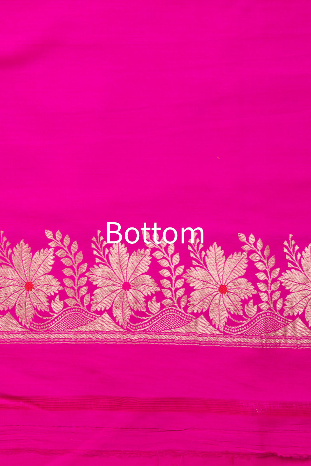 Rani Pink Handwoven Banarasi Silk Suit Piece