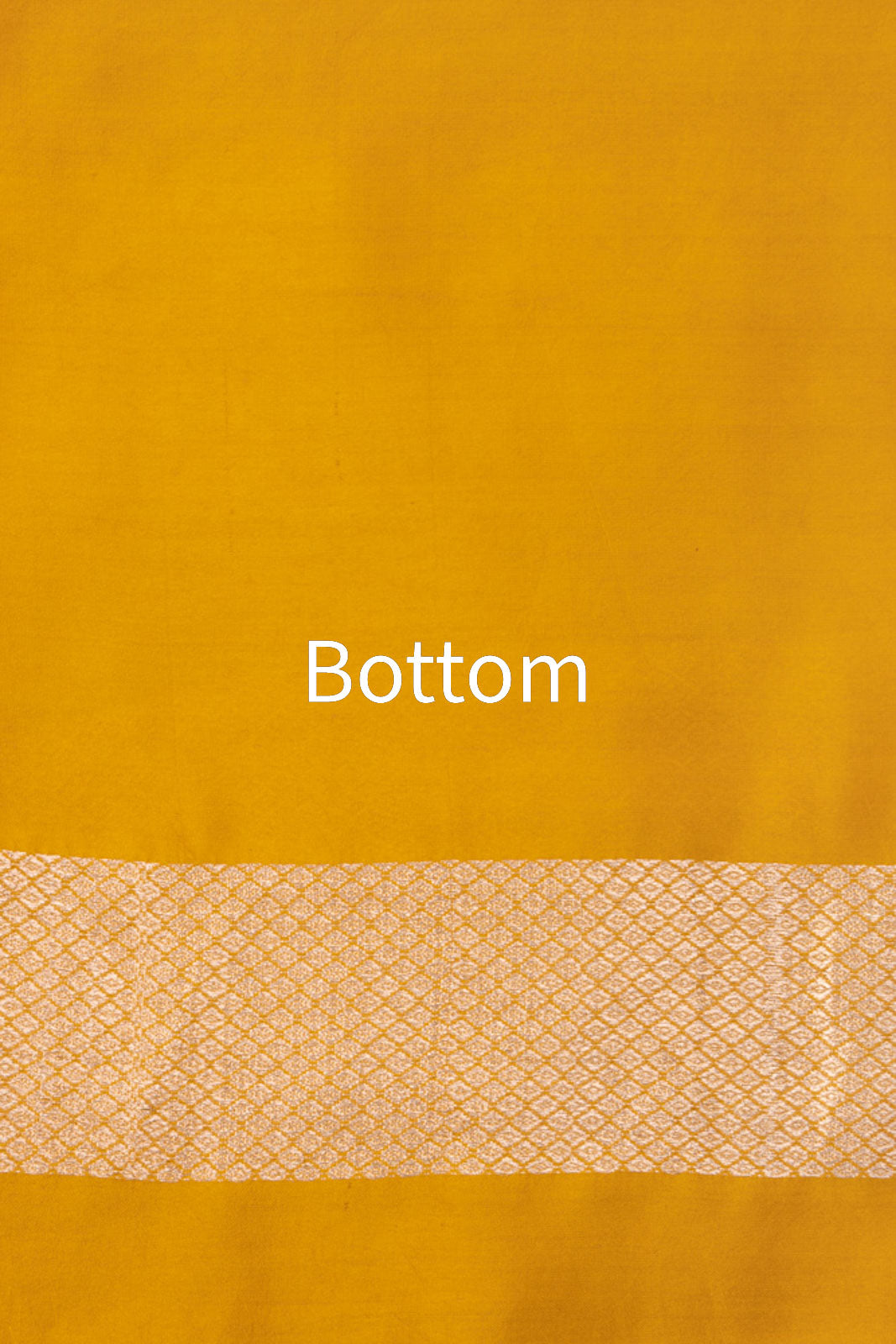 Mustard Yellow Handwoven Banarasi Silk Suit Piece