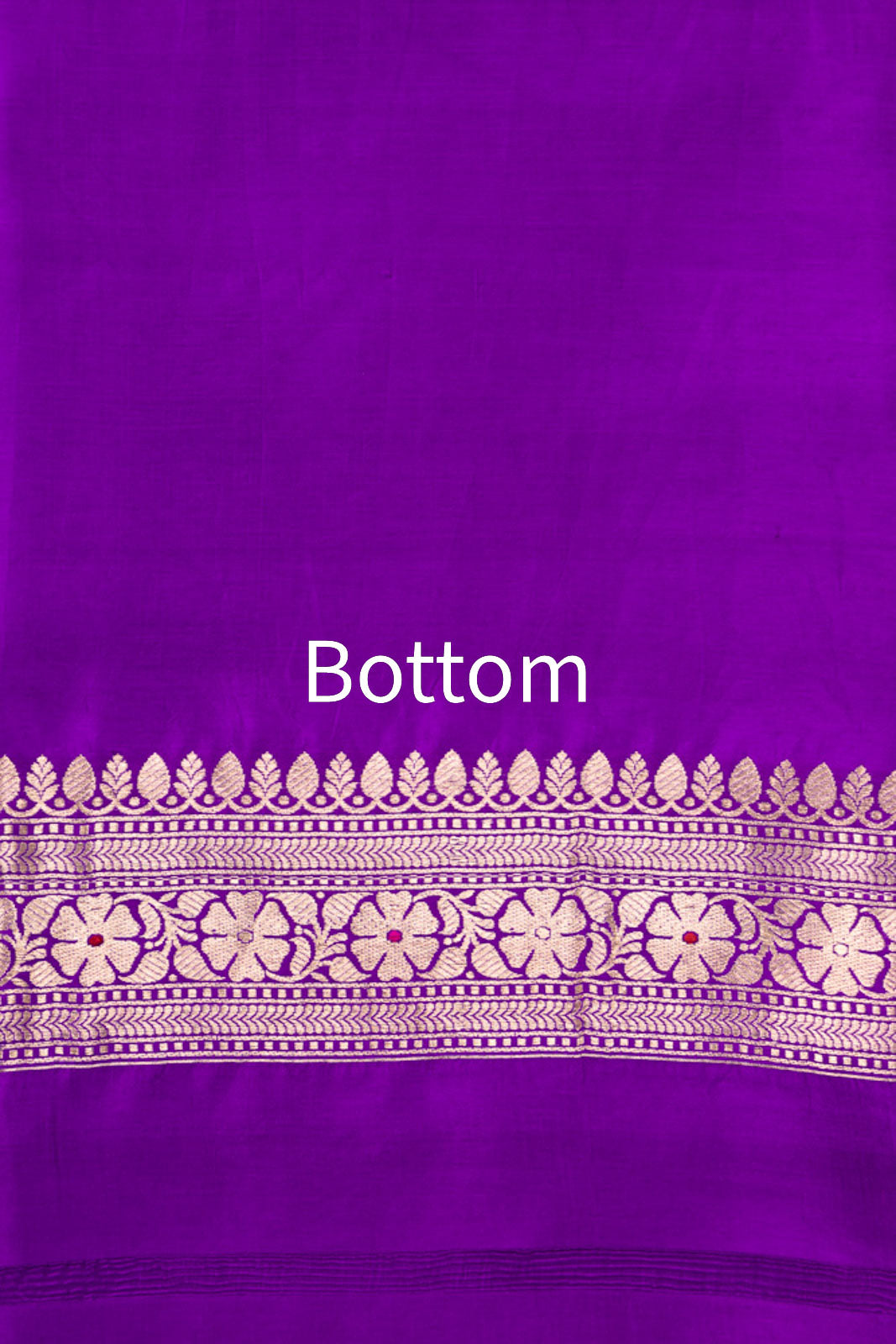 Purple Handwoven Banarasi Silk Suit Piece