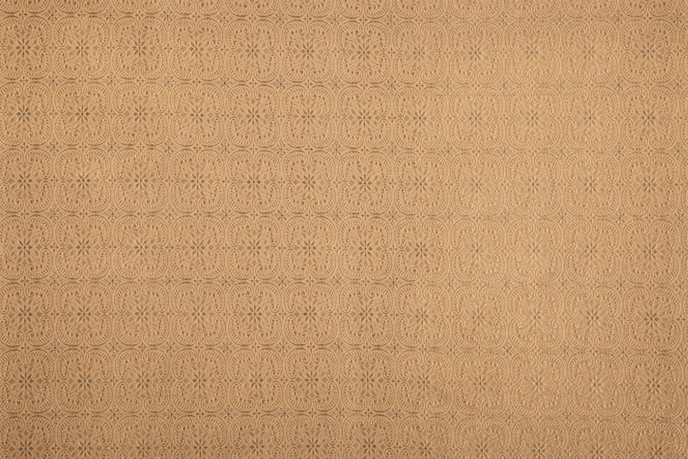 Beige Gold Handwoven Banarasi Brocade Fabric