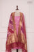 Onion Pink Handwoven Banarasi Raw Silk Suit Piece