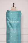 Blue Handwoven Banarasi Raw Silk Suit Piece