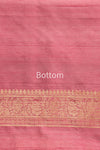 Pink Handwoven Banarasi Raw Silk Suit Piece