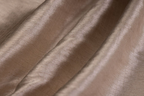 Silver Handwoven Banarasi Brocade Fabric
