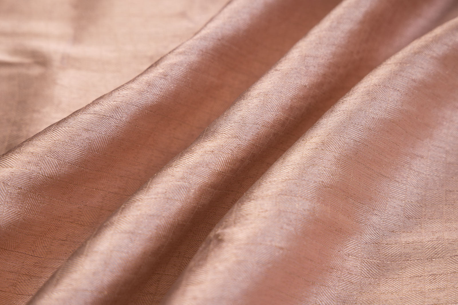 Baby Pink Handwoven Banarasi Brocade Fabric