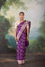 Purple Handwoven Banarasi Kadhua Silk Saree