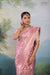 Pink Handwoven Banarasi Silk Saree