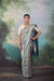 Blue Dual Tone Handwoven Banarasi Silk Saree