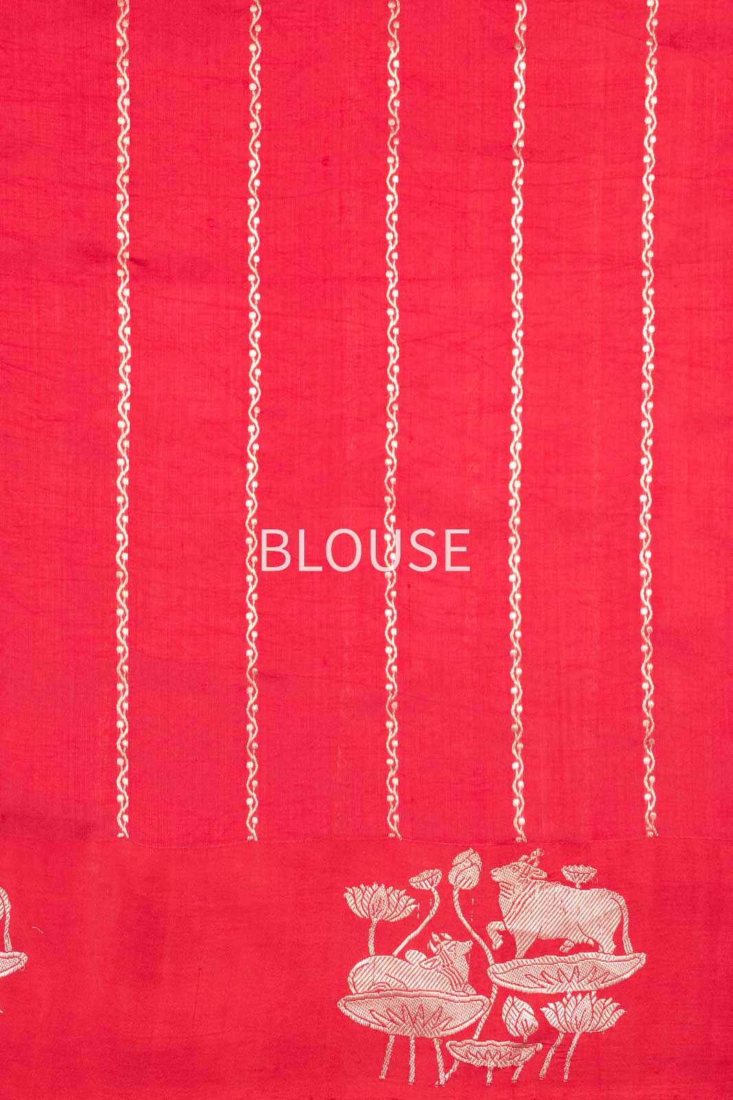 Red Handwoven Banarasi Pure Silk Saree