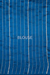 Peacock Blue Handwoven Banarasi Pure Silk Saree
