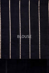 Black Handwoven Banarasi Pure Silk Saree