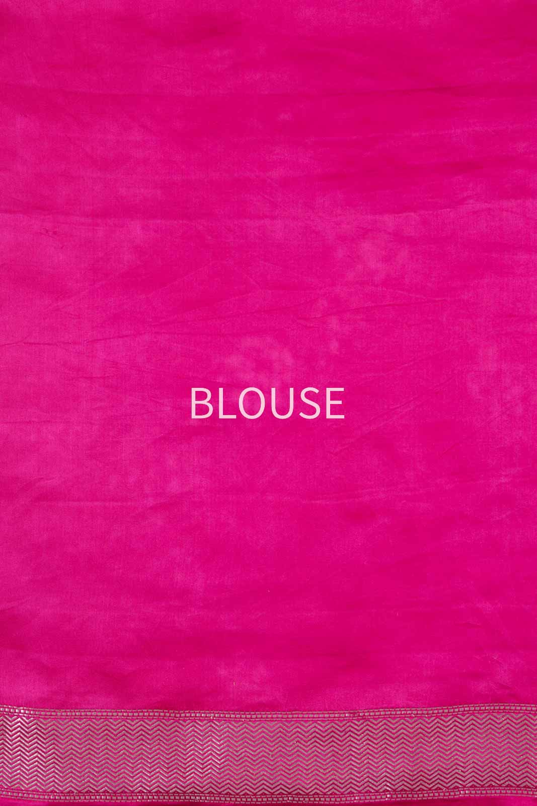 Fuchsia Pink Handwoven Banarasi Silk Saree