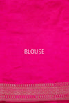 Fuchsia Pink Handwoven Banarasi Silk Saree