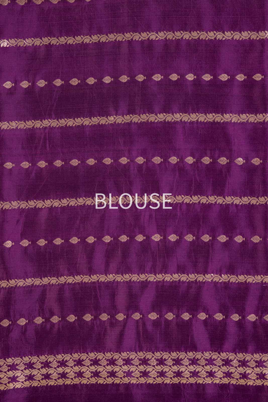 Magenta Pink Handwoven Banarasi Pure Silk Saree