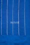 Peacock Blue Handwoven Banarasi Pure Silk Saree