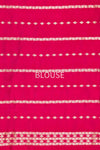 Fuchsia Pink Handwoven Banarasi Pure Silk Saree