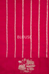 Red Pink Handwoven Banarasi Pure Silk Saree