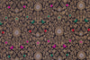 Black Handwoven Banarasi Brocade Fabric