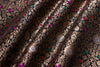 Black Handwoven Banarasi Brocade Fabric