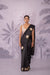 Black Handwoven Banarasi Pure Silk Saree