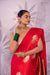 Red Handwoven Banarasi Pure Silk Saree