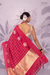 Pink Dual Tone Handwoven Banarasi Pure Silk Saree