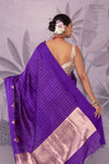 Purple Handwoven Banarasi Pure Silk Saree