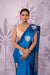 Peacock Blue Handwoven Banarasi Pure Silk Saree
