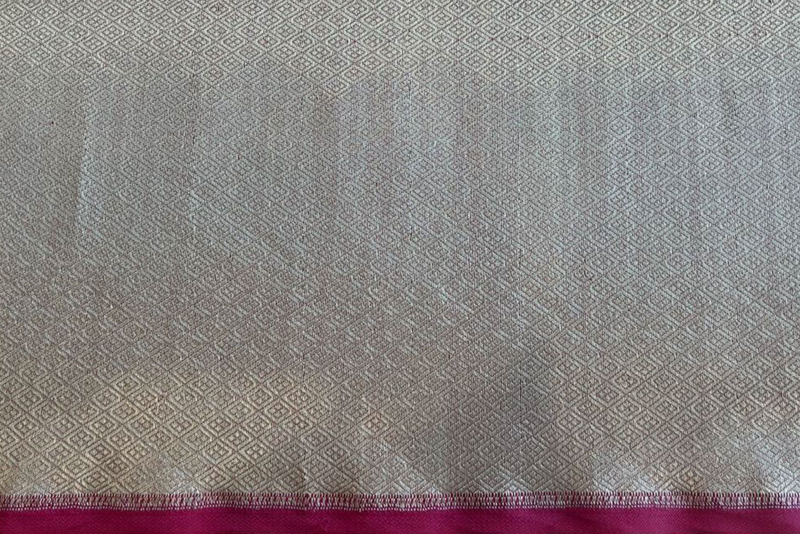 Pink Handwoven Banarasi Silk Fabric