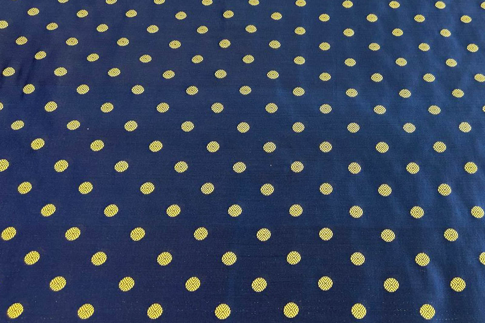 Navy Blue Handwoven Banarasi Mashru Silk Fabric