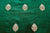 Bottle Green Handwoven Banarasi Raw Silk Fabric