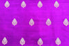 Magenta Pink Handwoven Banarasi Raw Silk Fabric