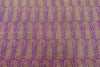 Purple Handwoven Tanchoi Silk Fabric