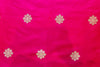 Pink Dual Tone Handwoven Banarasi Brocade Fabric