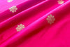 Pink Dual Tone Handwoven Banarasi Brocade Fabric