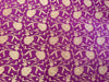 Magenta Pink Handwoven Banarasi Silk Fabric