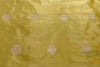 Yellowish Green Handwoven Banarasi Silk Fabric